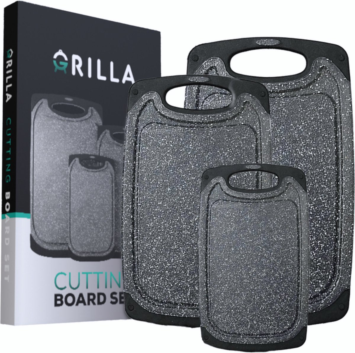 Grilla Snijplankenset - 3 Stuks