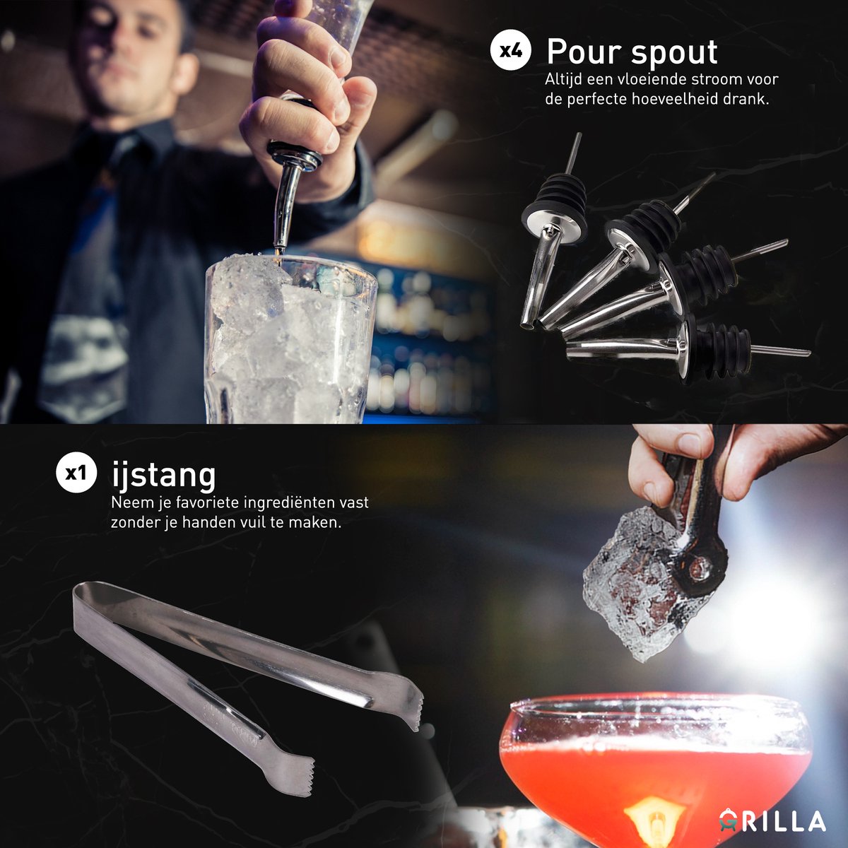 Grilla 11-Delige Cocktailset