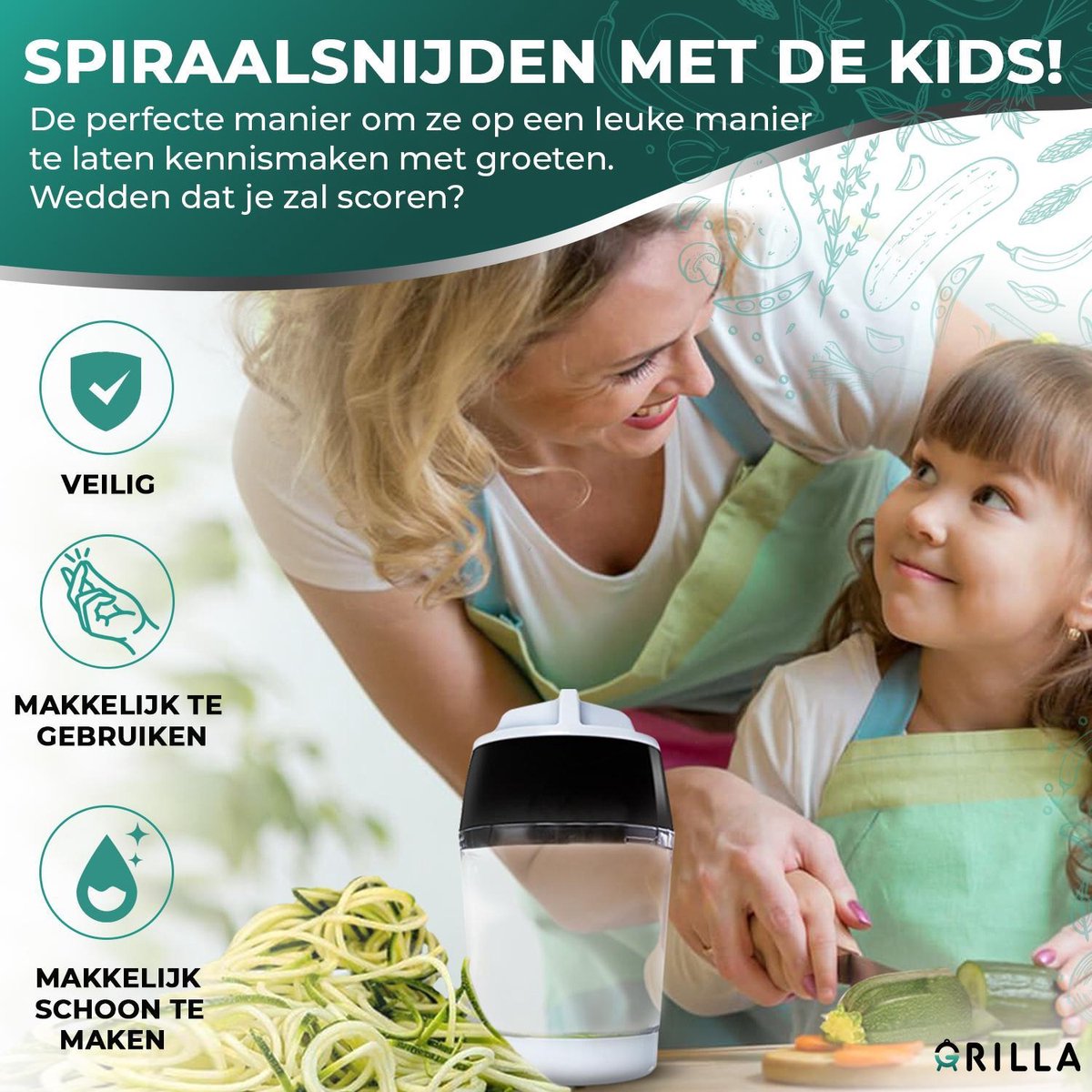 Grilla Spiraalsnijder