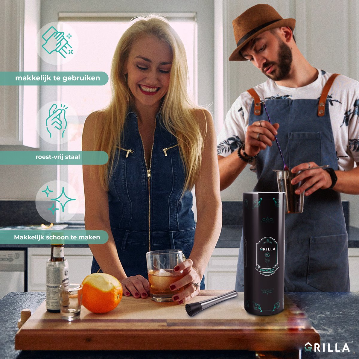 Grilla 11-Delige Cocktailset