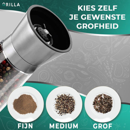 Grilla Peper en Zoutmolen Set - Small