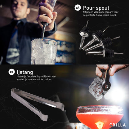 Grilla 11-Delige Cocktailset